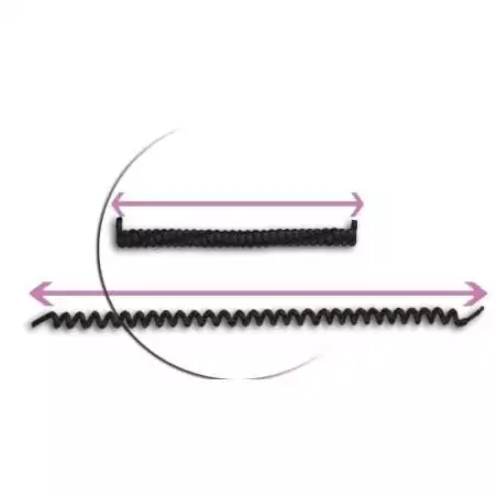 Lacets de chaussures ressorts sans noeud oranges fluos