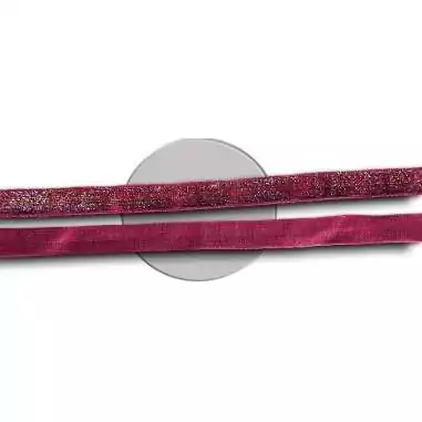 Lacets velours pailleté dégradés roses pour vos chaussures