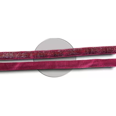 1 paire x lacets velours paillettes roses dégradés
