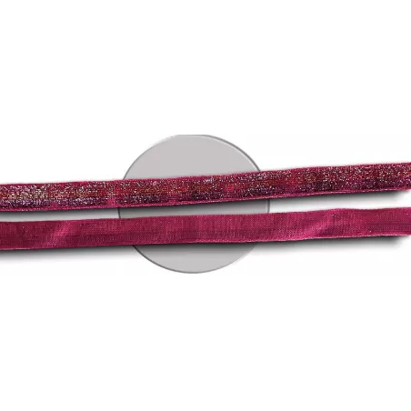 1 paire x lacets velours paillettes roses dégradés
