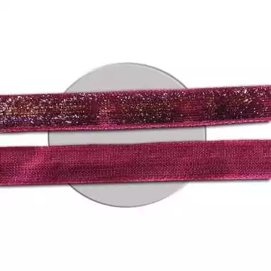 Lacets velours pailleté dégradés roses pour vos chaussures