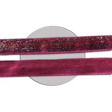 1 paire x lacets velours paillettes roses dégradés