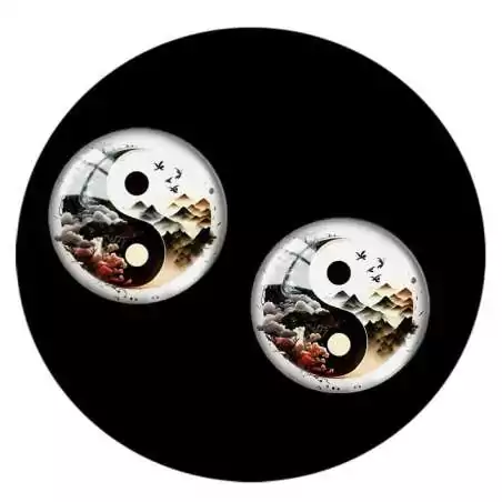 Envie de décorer vos chaussures ? Décorations yin yang Japon