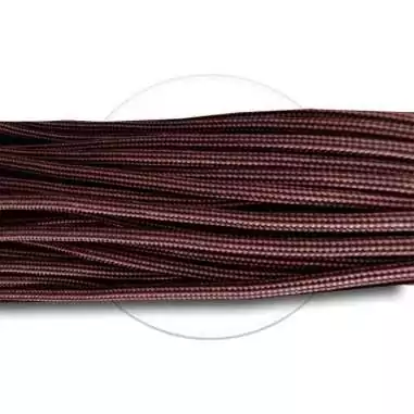 Lacets ronds paracorde bordeaux pour vos chaussures