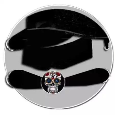 Envie de décorer vos chaussures ? Décorations noires calaveras colorés Envie de décorer vos chaussures ? Décorations noires calaveras colorés