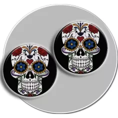 Décorations bijoux de lacets crânes noirs, en vente en…