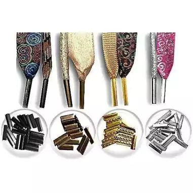 Lacets fins cirés plats en rouge pour vos chaussures