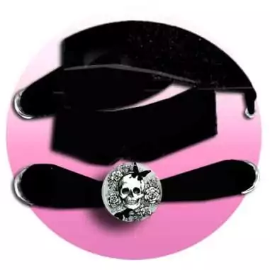 Envie de décorer vos chaussures ? Décorations Tête de mort & papillon