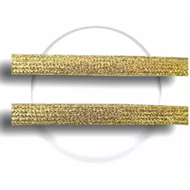 Lacets dorés paillettes brillantes pour vos chaussures