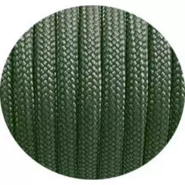 Lacets paracorde vert kaki foncé pour vos chaussures