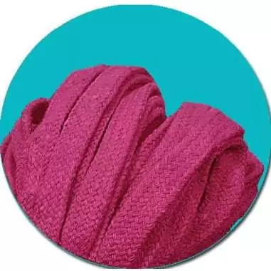 Lacets coton épais roses fuchsia pour vos chaussures