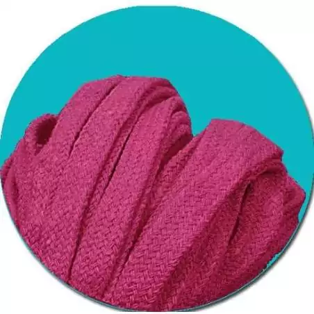Lacets coton épais roses fuchsia pour vos chaussures