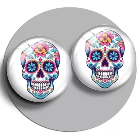 Décorations de lacets de chaussures crânes blancs…