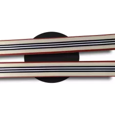 Lacets satin large & rayures chics beige pour vos chaussures 2