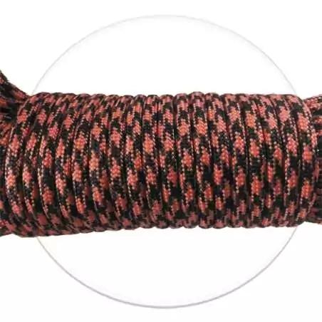 Lacets ronds paracorde bicolores orange & noir pour vos chaussures Lacets ronds paracorde bicolores orange & noir pour vos chaussures