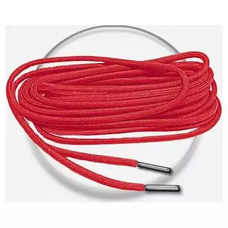 Lacets ronds paracorde rouge pour vos chaussures
