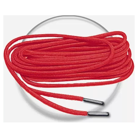Lacets ronds paracorde rouge pour vos chaussures