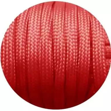 Lacets ronds paracorde rouge pour vos chaussures