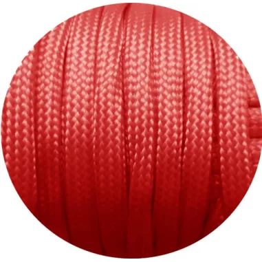 Lacets ronds paracorde rouge pour vos chaussures