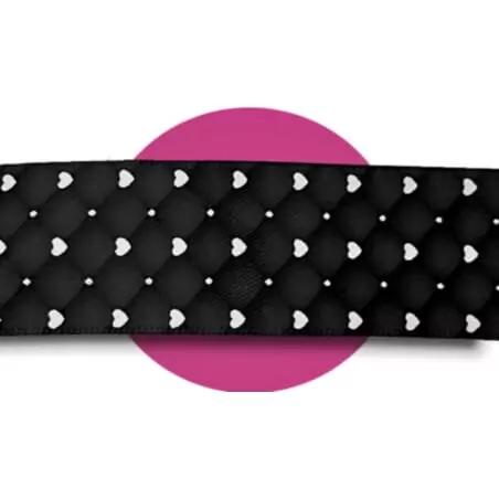 Lacets satin effet doudoune & coeurs : 2 coloris pour vos chaussures