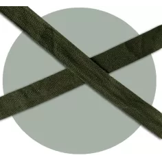 Lacets larges coton kaki armée pour vos chaussures 2