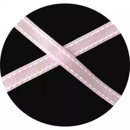 Lacets roses surpiqués de blanc pour vos chaussures Lacets roses surpiqués de blanc pour vos chaussures