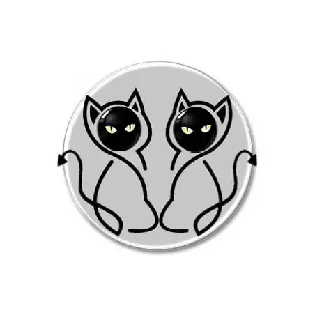 Envie de décorer vos chaussures ? Décorations têtes de chats noirs Envie de décorer vos chaussures ? Décorations têtes de chats noirs