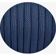 Lacets paracorde ronds bleu marine pour vos chaussures 2