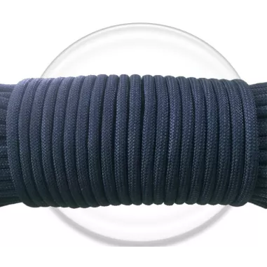 1 paire x lacets ronds paracorde bleu marine