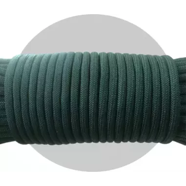 Lacets ronds paracorde vert empire pour vos chaussures