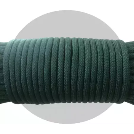 Lacets ronds paracorde vert empire pour vos chaussures