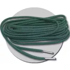 Lacets ronds paracorde vert empire pour vos chaussures 2