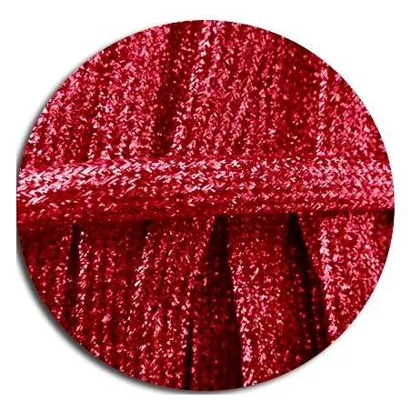 Lacets pailletés rouges pour vos chaussures