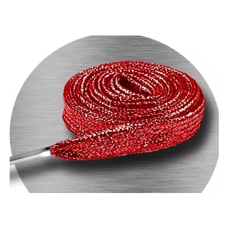 Lacets pailletés rouges pour vos chaussures