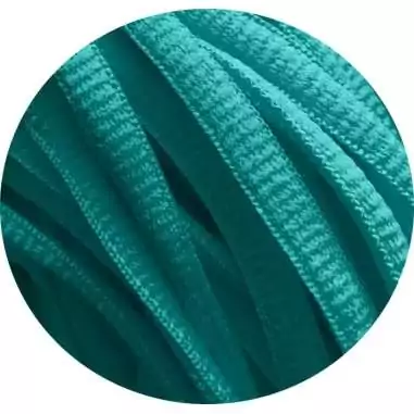 Lacets ronds en bleu-vert canard pour vos chaussures