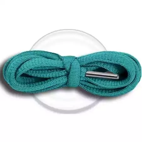 Lacets ronds en bleu-vert canard pour vos chaussures Lacets ronds en bleu-vert canard pour vos chaussures