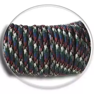 Lacets ronds paracorde multicolores écossais pour vos chaussures