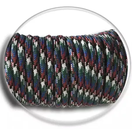 Lacets ronds paracorde multicolores écossais pour vos…