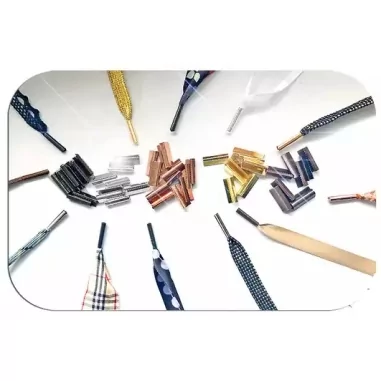 Lacets satin noir froufrou pour vos chaussures