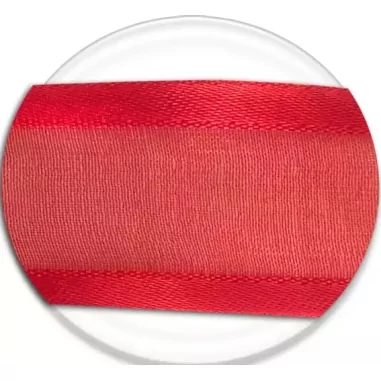 Lacets organdi rouges gansés de satin pour vos chaussures