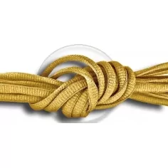 Lacets ronds en moutarde pour vos chaussures 2