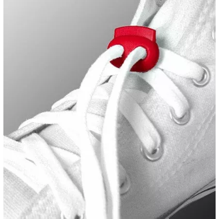 Bloqueurs stoppeurs plats verts foncés de lacets de…