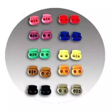 Lacets élastiques autobloquants bleu pâle pour vos chaussures
