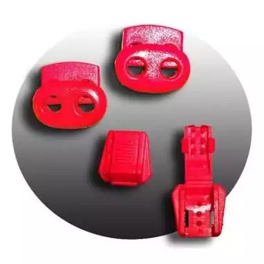 Lacets élastiques auto-bloquants rose pâle pour vos chaussures