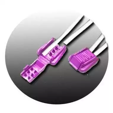 Lacets élastiques auto-bloquants rose pâle pour vos chaussures