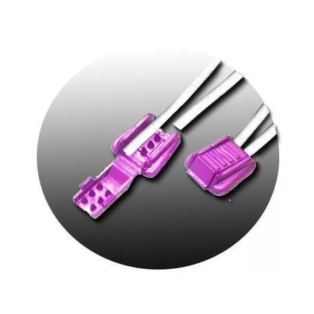 Lacets élastiques roses pâles-sans noeuds-autobloquants-Ach…