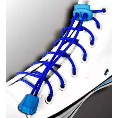 Lacets élastiques bleu électrique-sans…