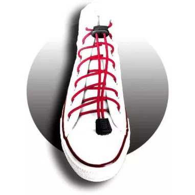 Lacets élastiques rouges-sans noeuds-autobloquants-Achat|Ve…