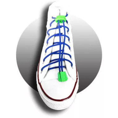 Lacets élastiques bleu électrique-sans…