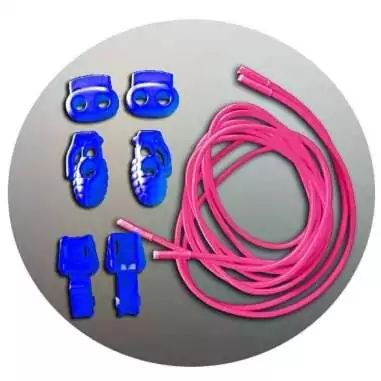 Lacets élastiques rose fuchsia pour vos chaussures